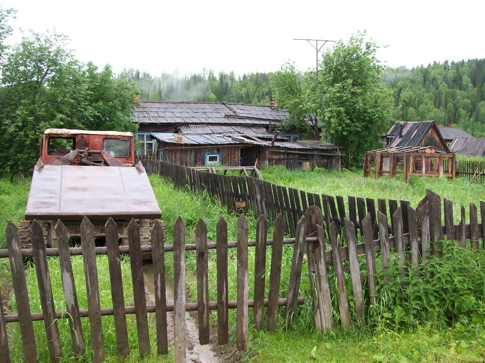 il desolato villaggio di Zolotanca, dove è fallito il 1° tentativo di valico