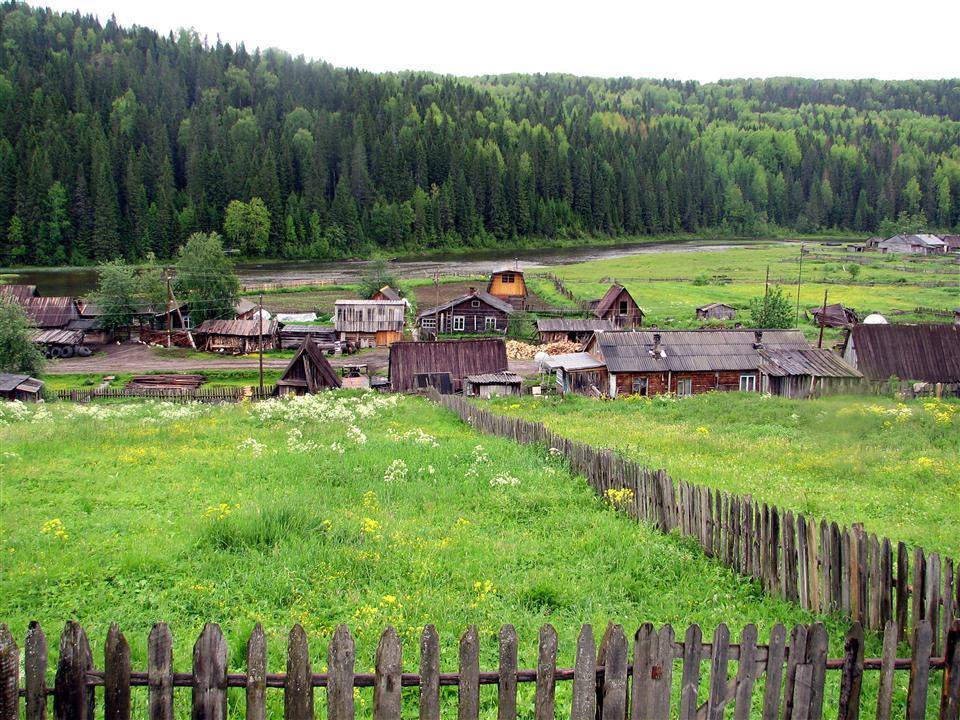 villaggio degli Urali