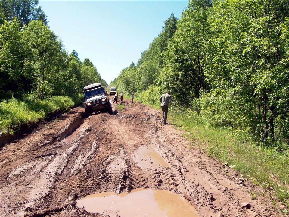 la pista è fangosa