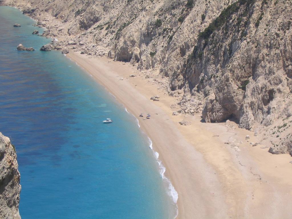 magnifica spiaggia bianca