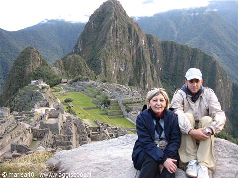 AL MACCHU PICCHU CON MIO FIGLIO