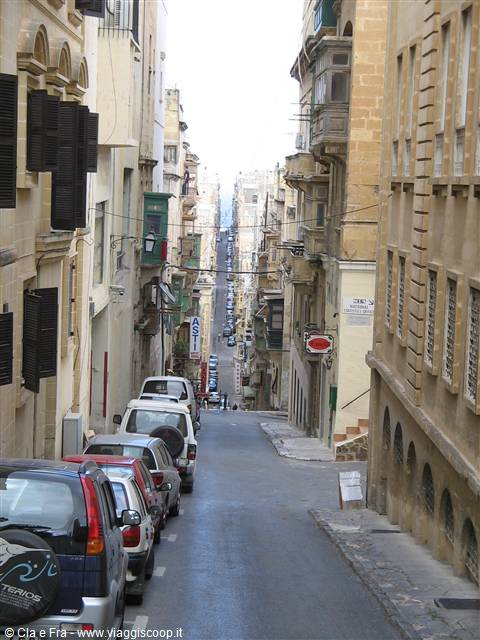 viuzze strette de La Valletta