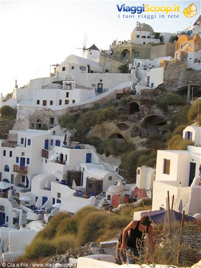 Oia al tramonto