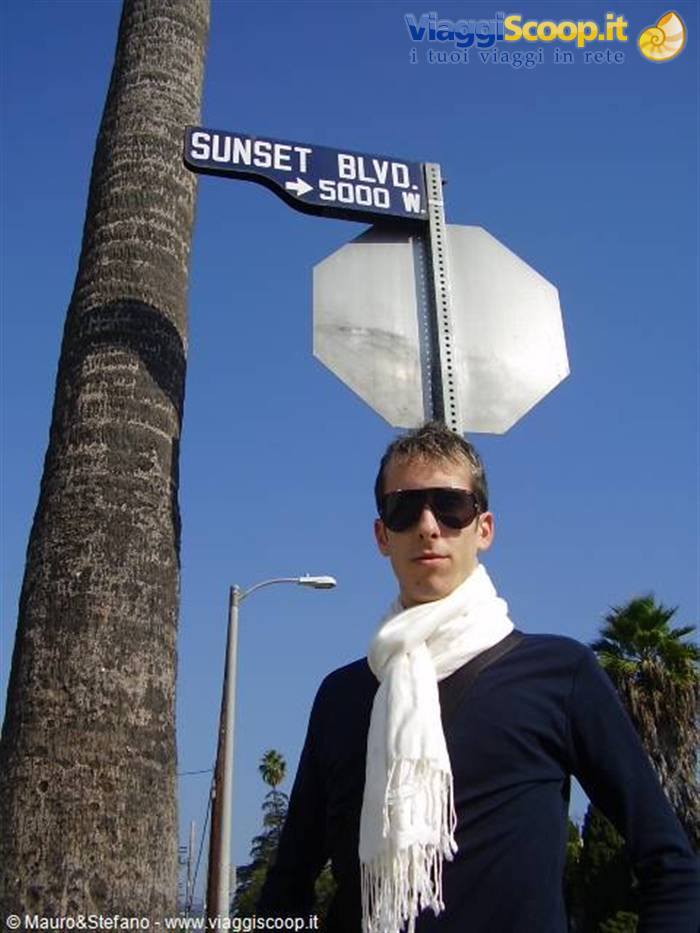Stefano sulla Sunset Blvd
