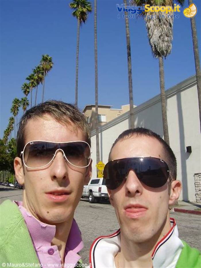 Stefano e Mauro sulla Sunset Blvd