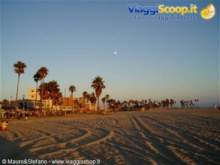 Stupenda veduta di Venice Beach al tramonto.....