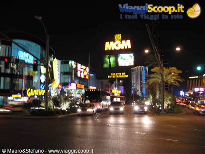 the strip....