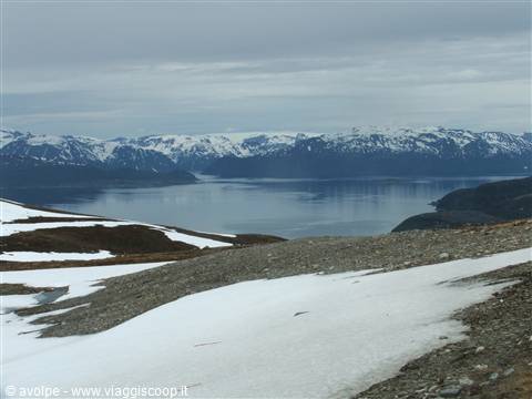 Lungo il fiordo di Skibotn