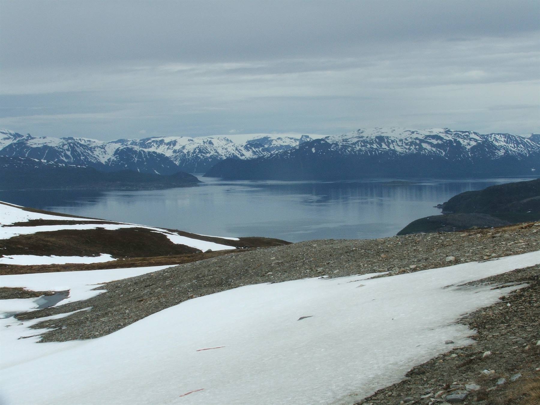 Lungo il fiordo di Skibotn