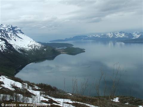 Lungo il fiordo di Skibotn