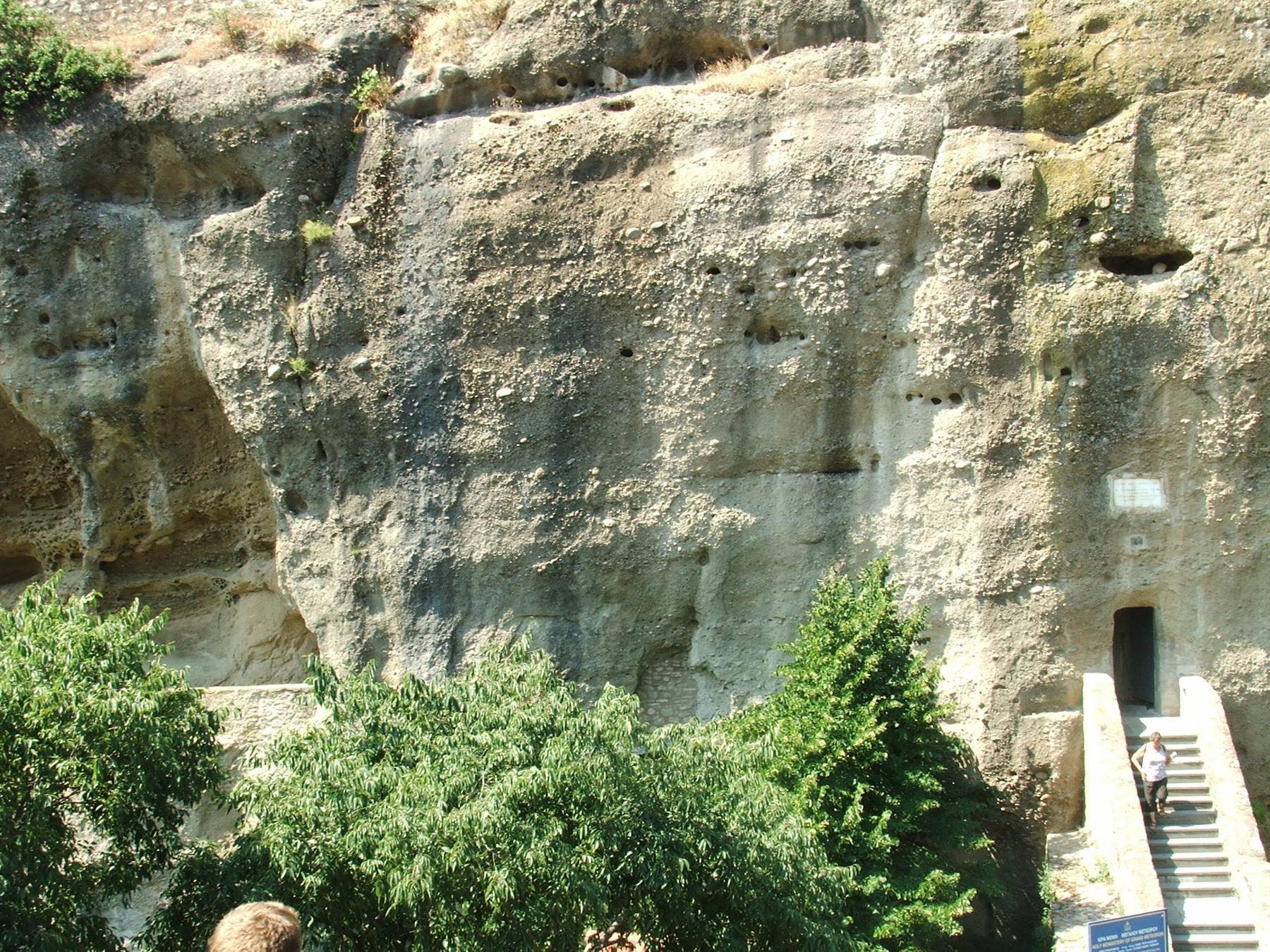 Ingresso alla Megalo Meteora