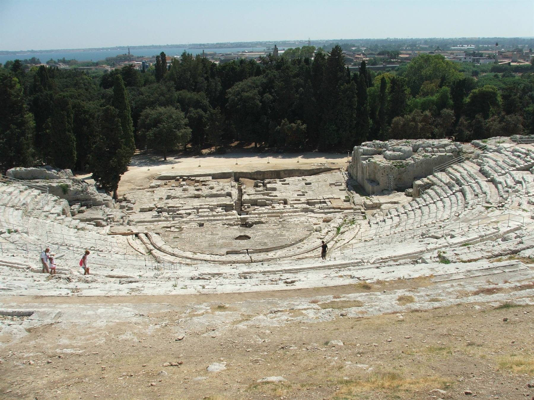 Siracusa, l'anfiteatro greco.