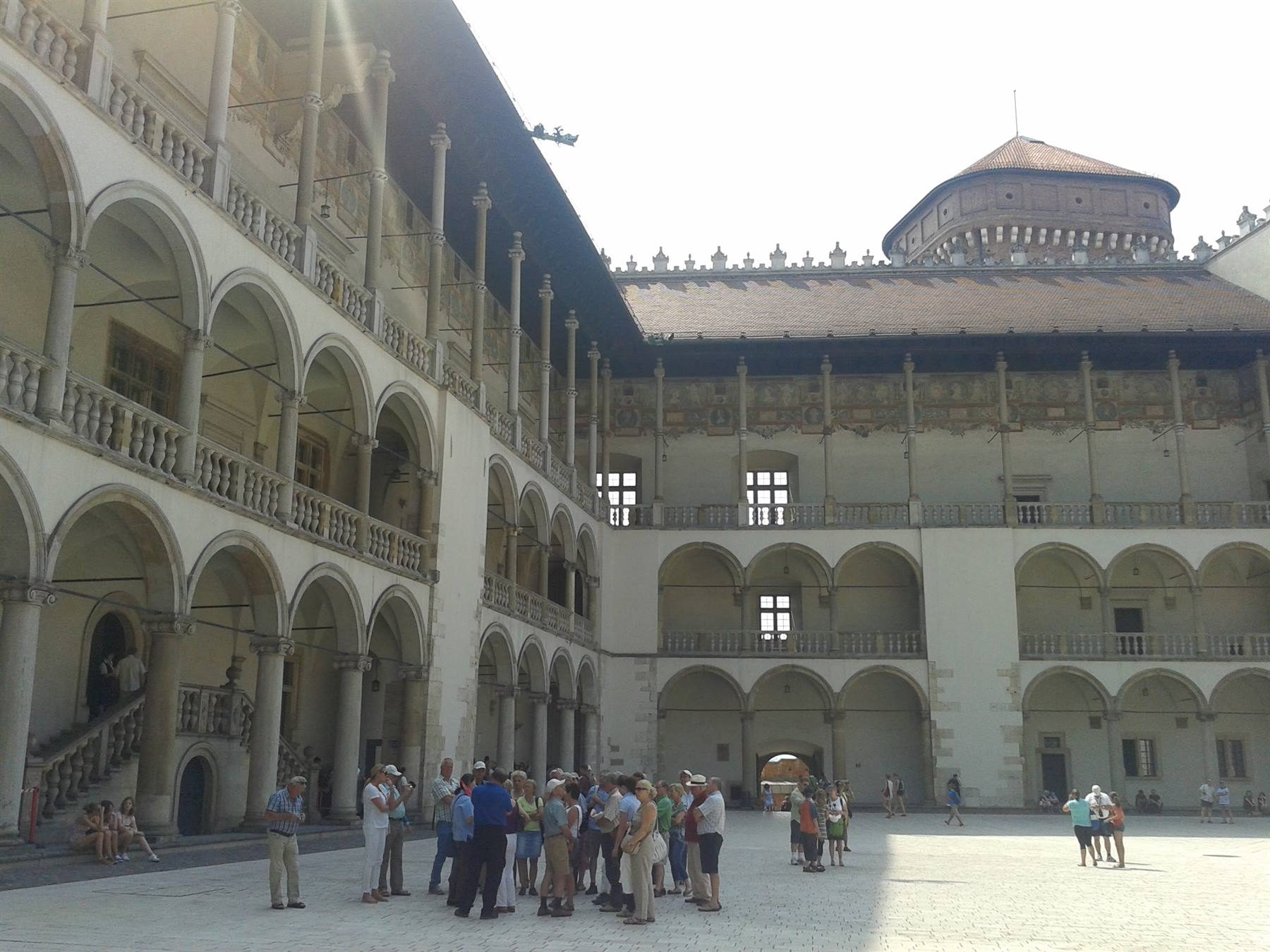 Castello di Wawel, cortile interno
