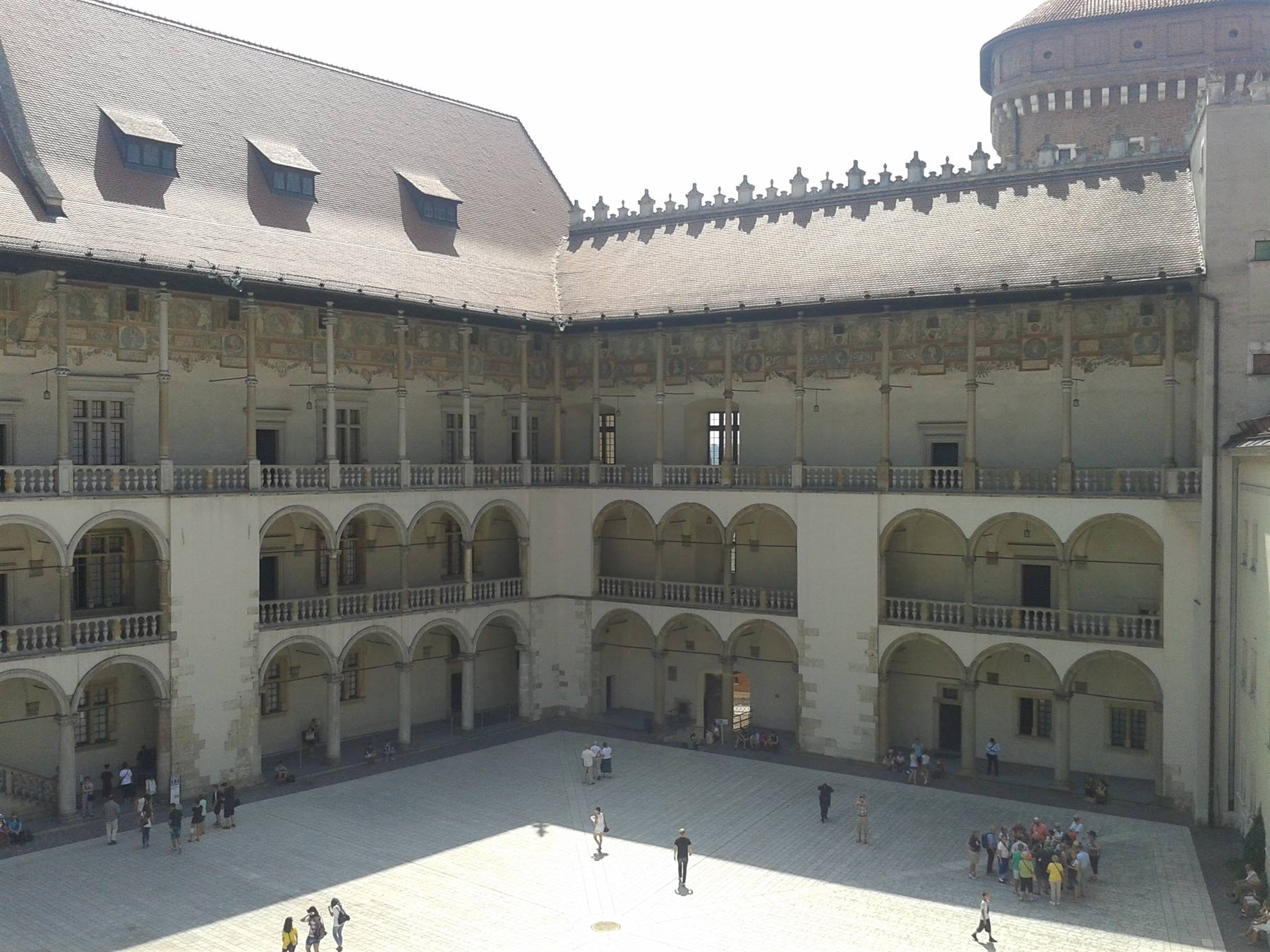 Castello di Wawel, cortile interno