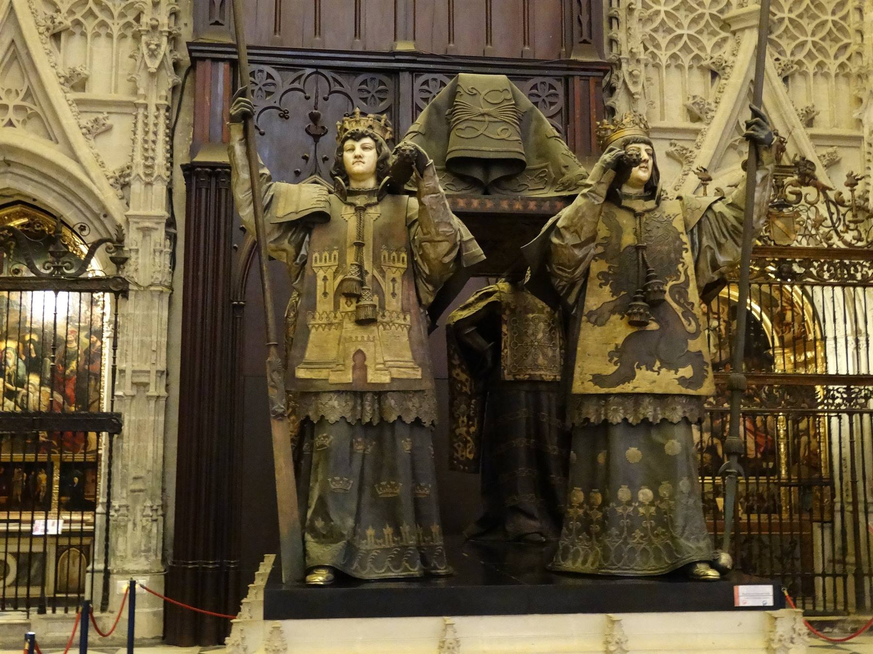 Siviglia, Cattedrale, tomba di Cristoforo Colombo