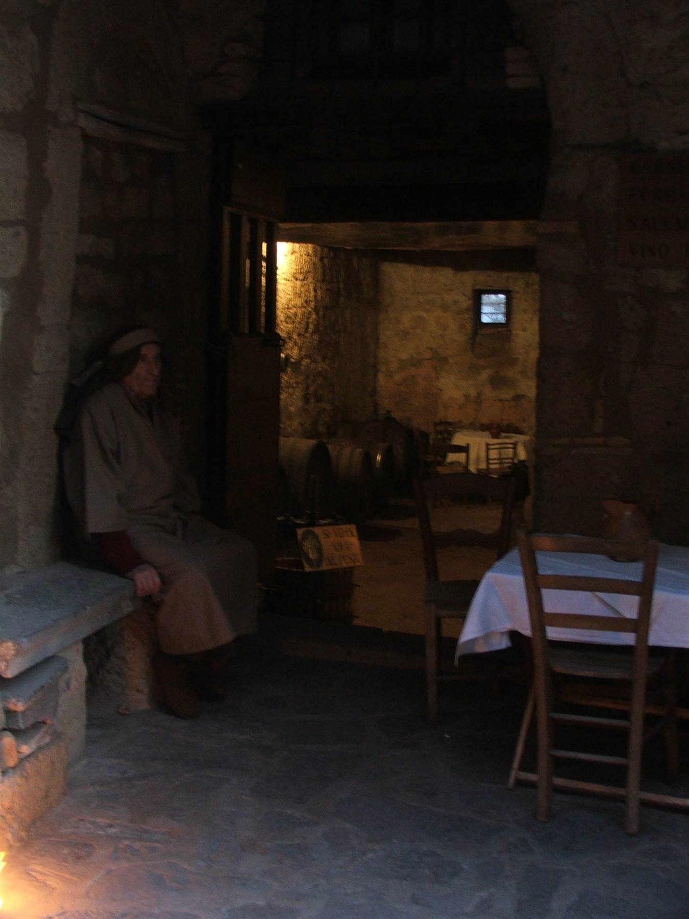 Civita di Bagnoregio,presepe vivente