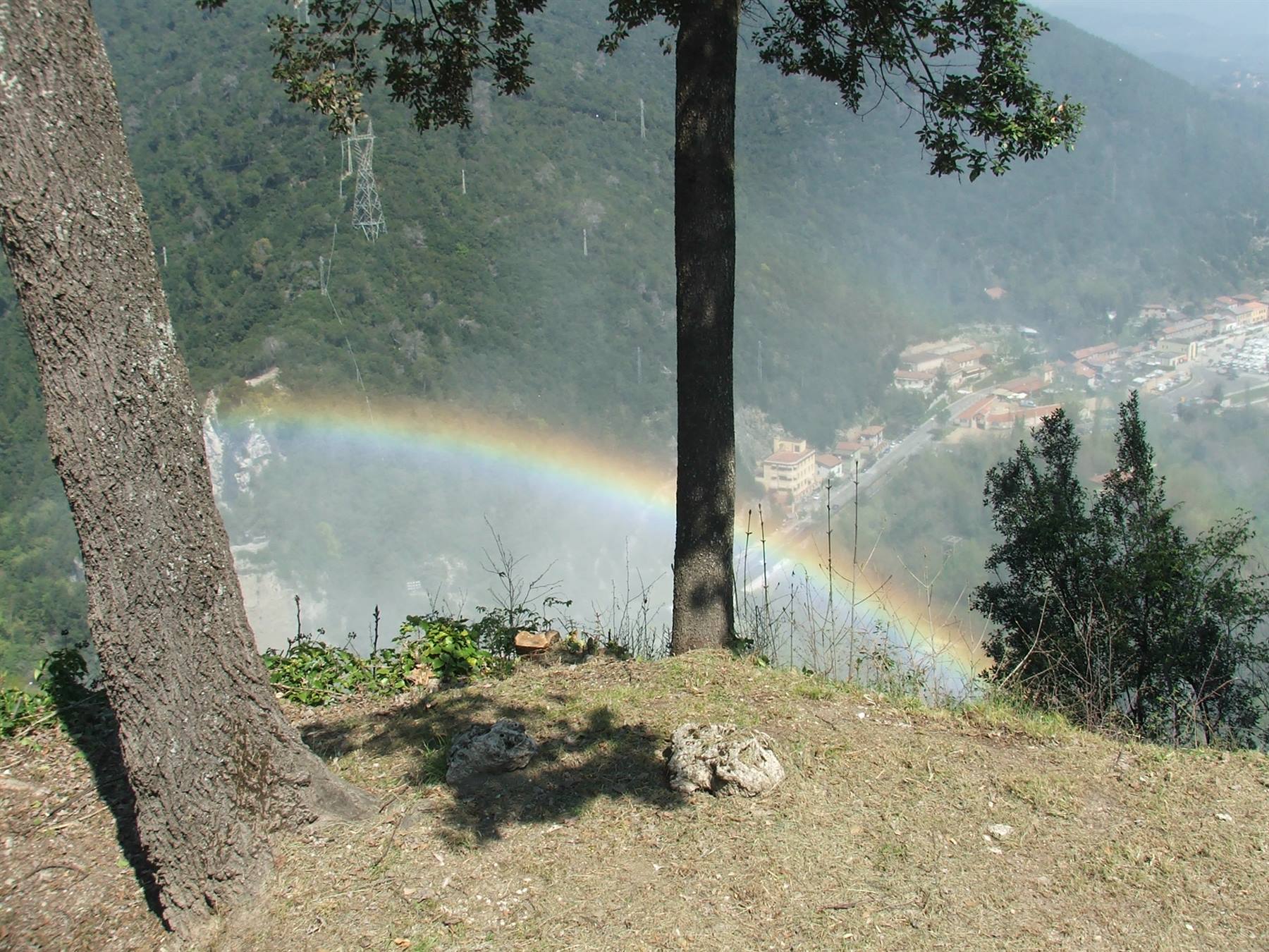 arcobaleno dalla cima