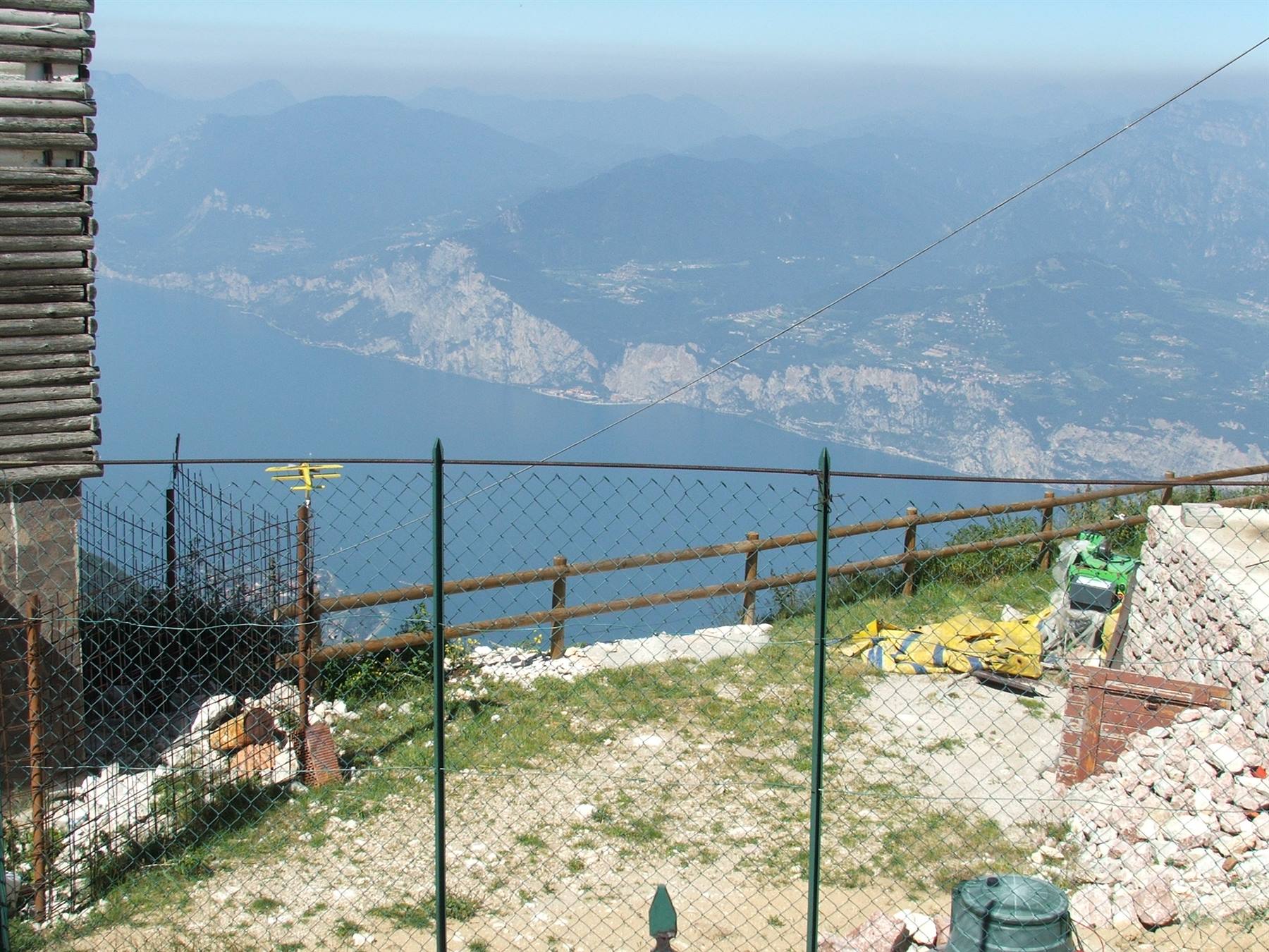 Il lago di Garda dalla funivia del Monte Baldo