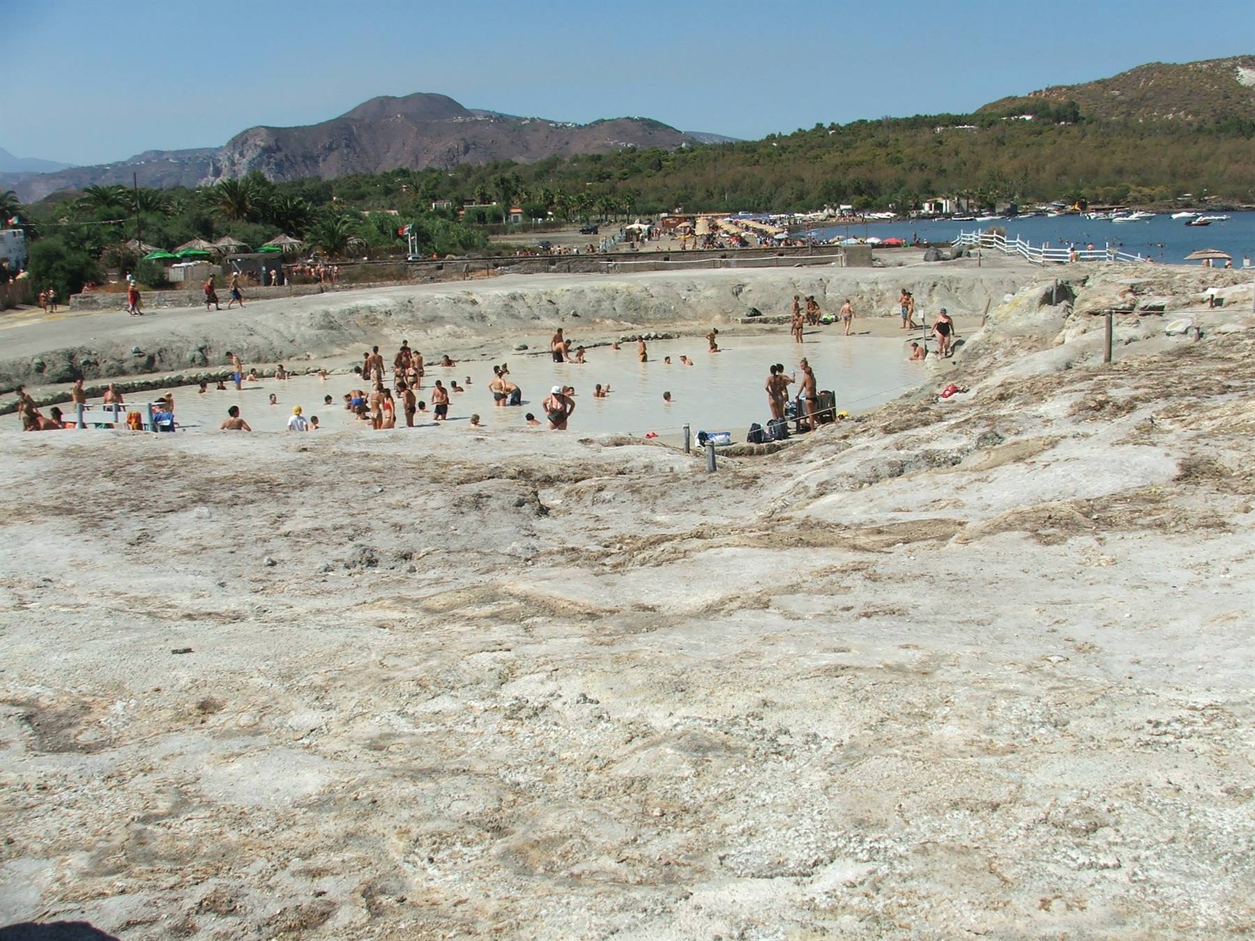 Vulcano, bagno di fango