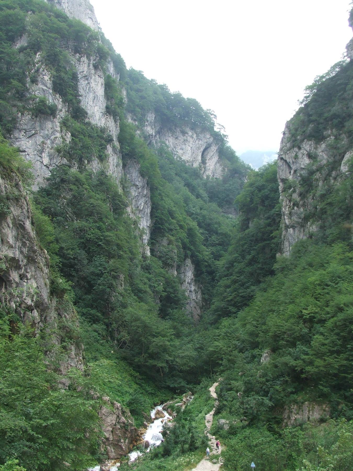 fiume Tenna,Gola dell 'Infernaccio