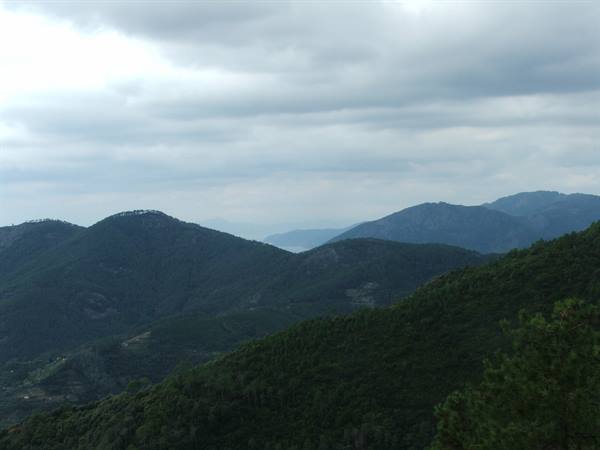..panorama da un sentiero...
