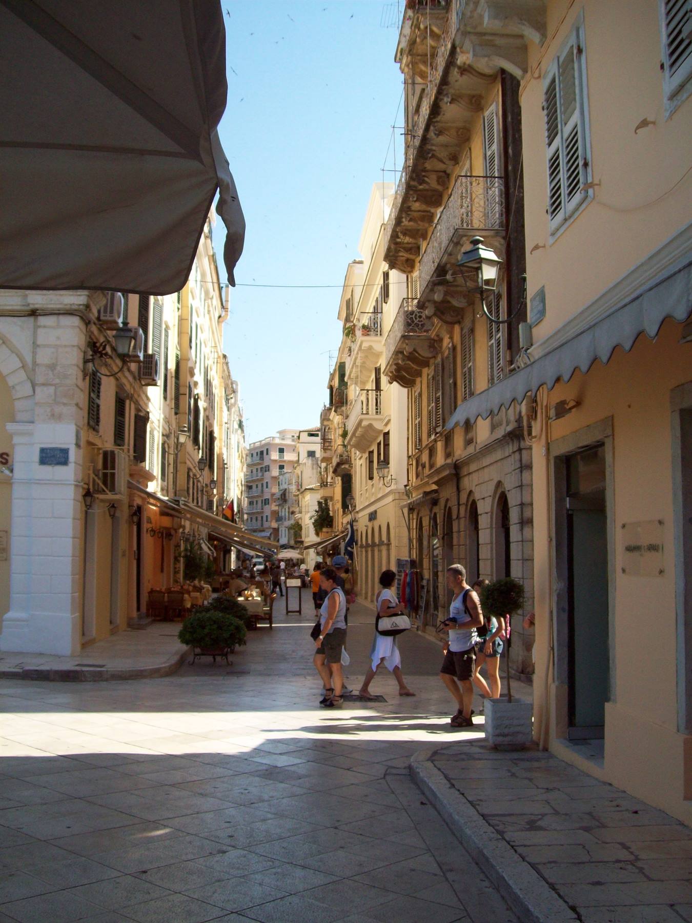 Centro di Corfu' un po' di meritato shopping