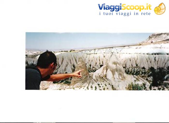 L'incredibile paesaggio lunare della Cappadocia...