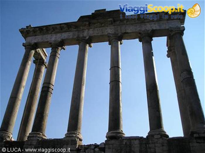 Fori Imperiali - Il Tempio di Saturno