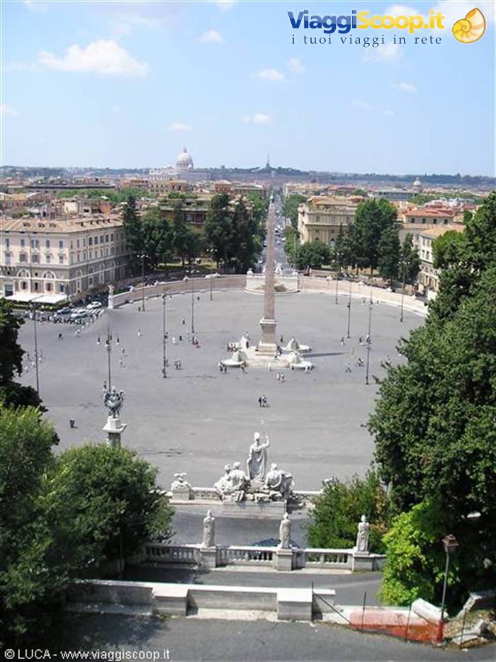 Vista da Piazza del Popolo dal Pincio