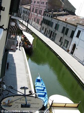 Comacchio - vista da camera Locanda La Comacina
