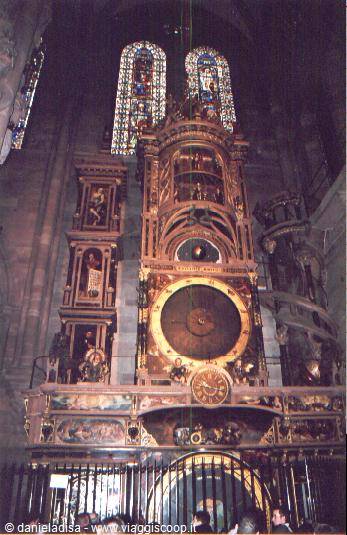 Strasburgo - orologio all'interno Cattedrale