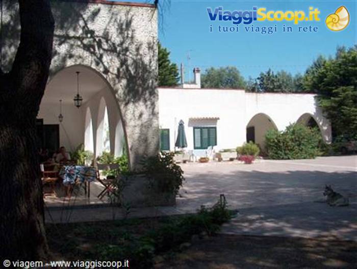 Il portico del B&B e Sky ponato