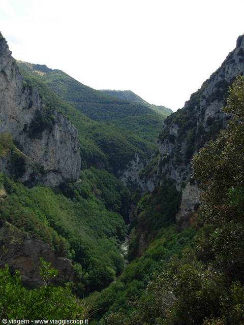 Gola Fiastrone dall'alto