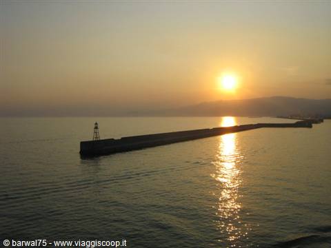Arrivo al porto di Genova