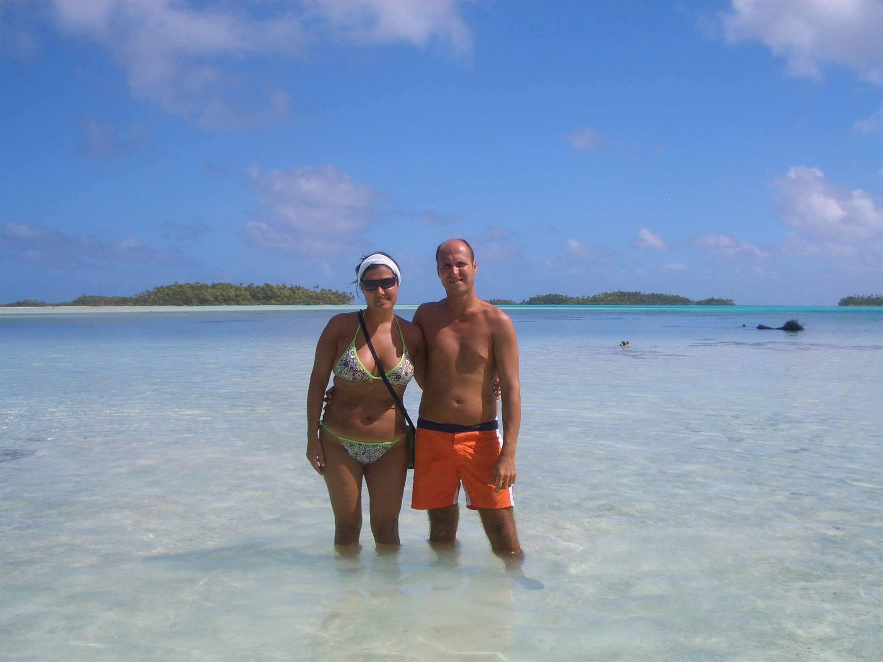 IO E RO ALLA LAGUNA BLU