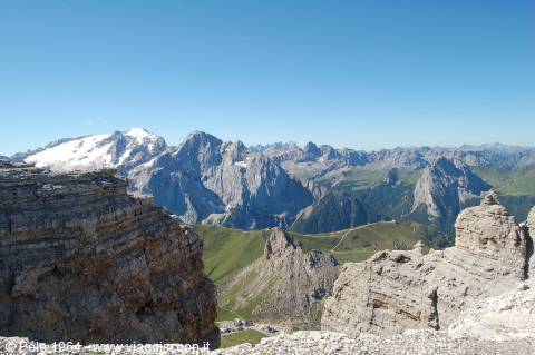 Vista dal Sass Pordoi