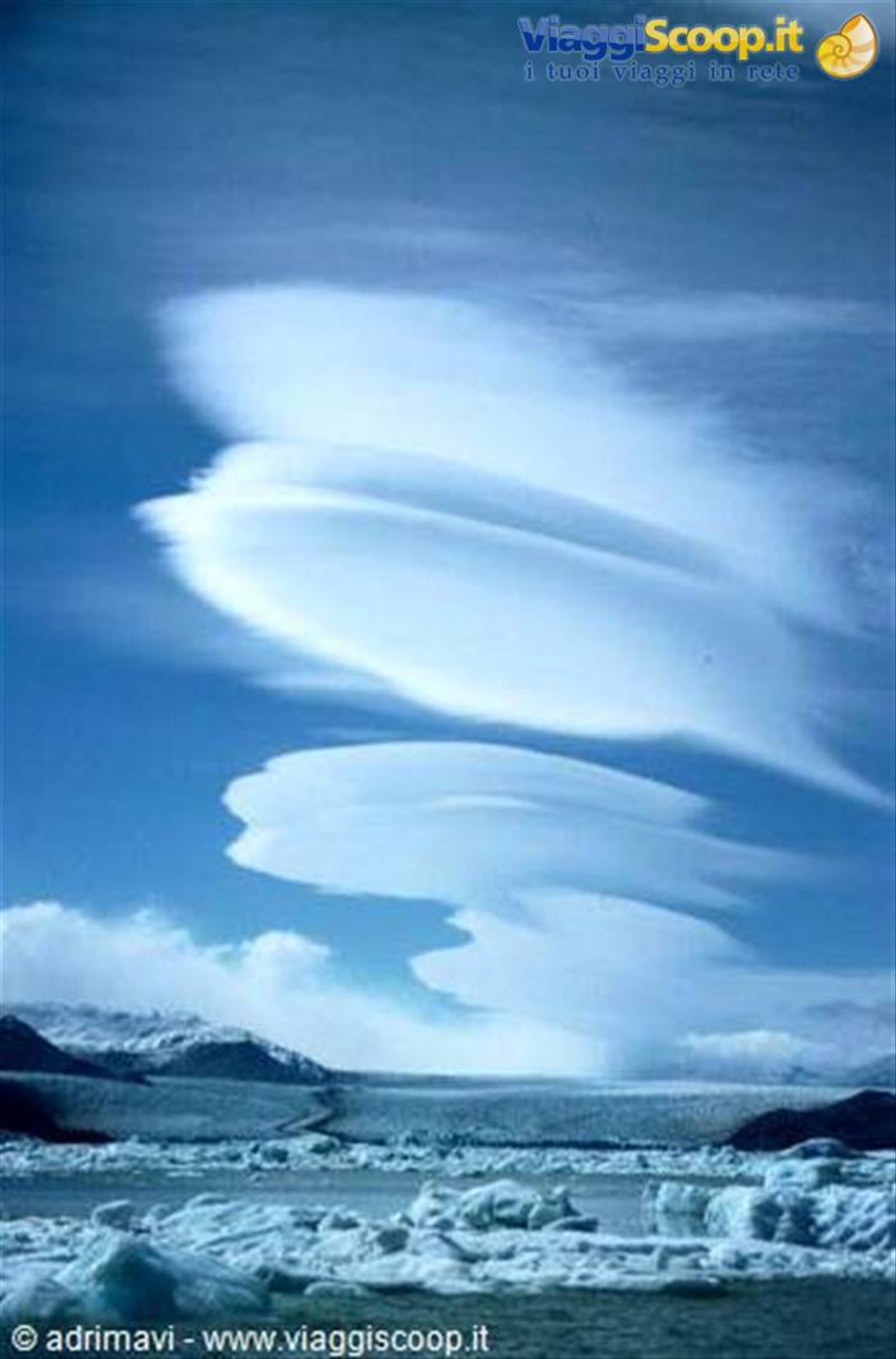 nubi contessa dei venti - Lago Argentino