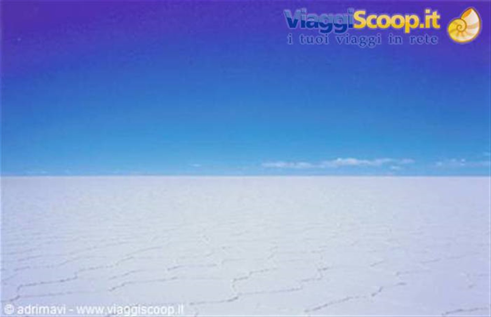 in mezzo al salar de Uyuni