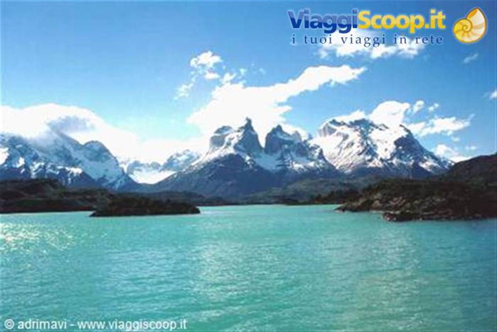 lago Pehoe e catena del Paine