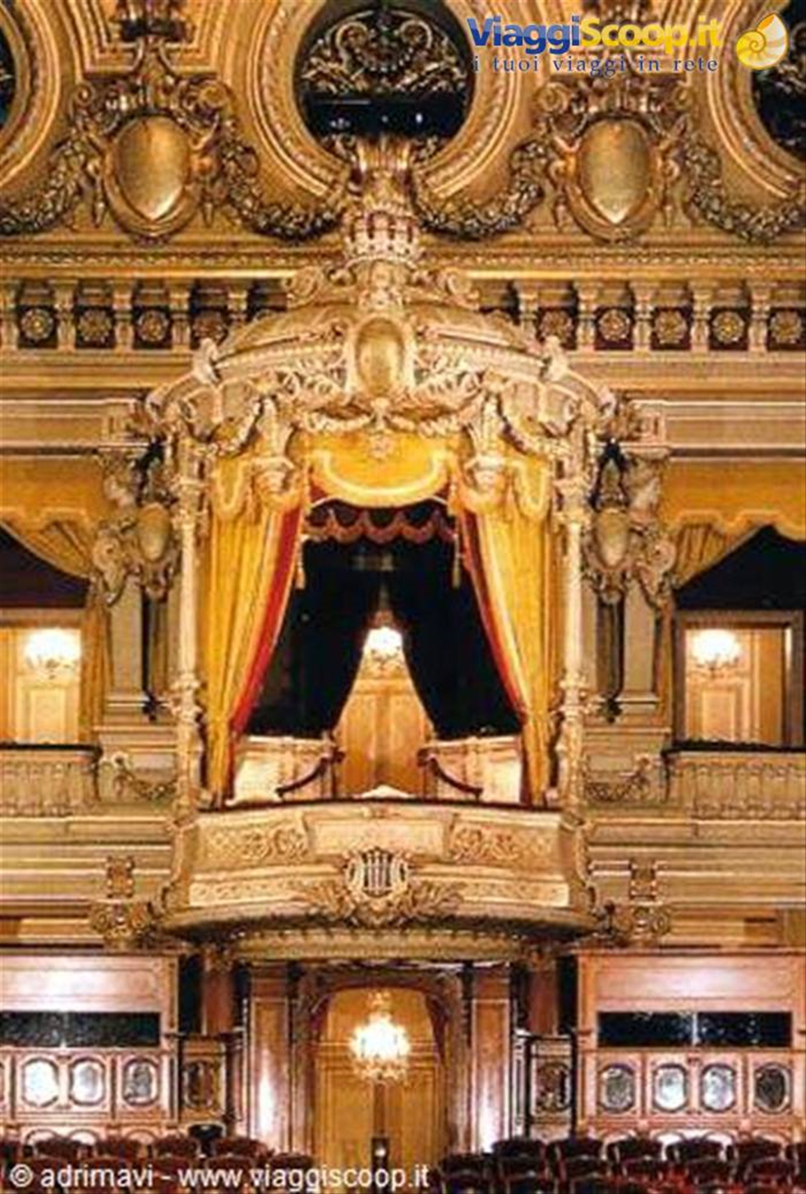 interno del teatro - Montecarlo