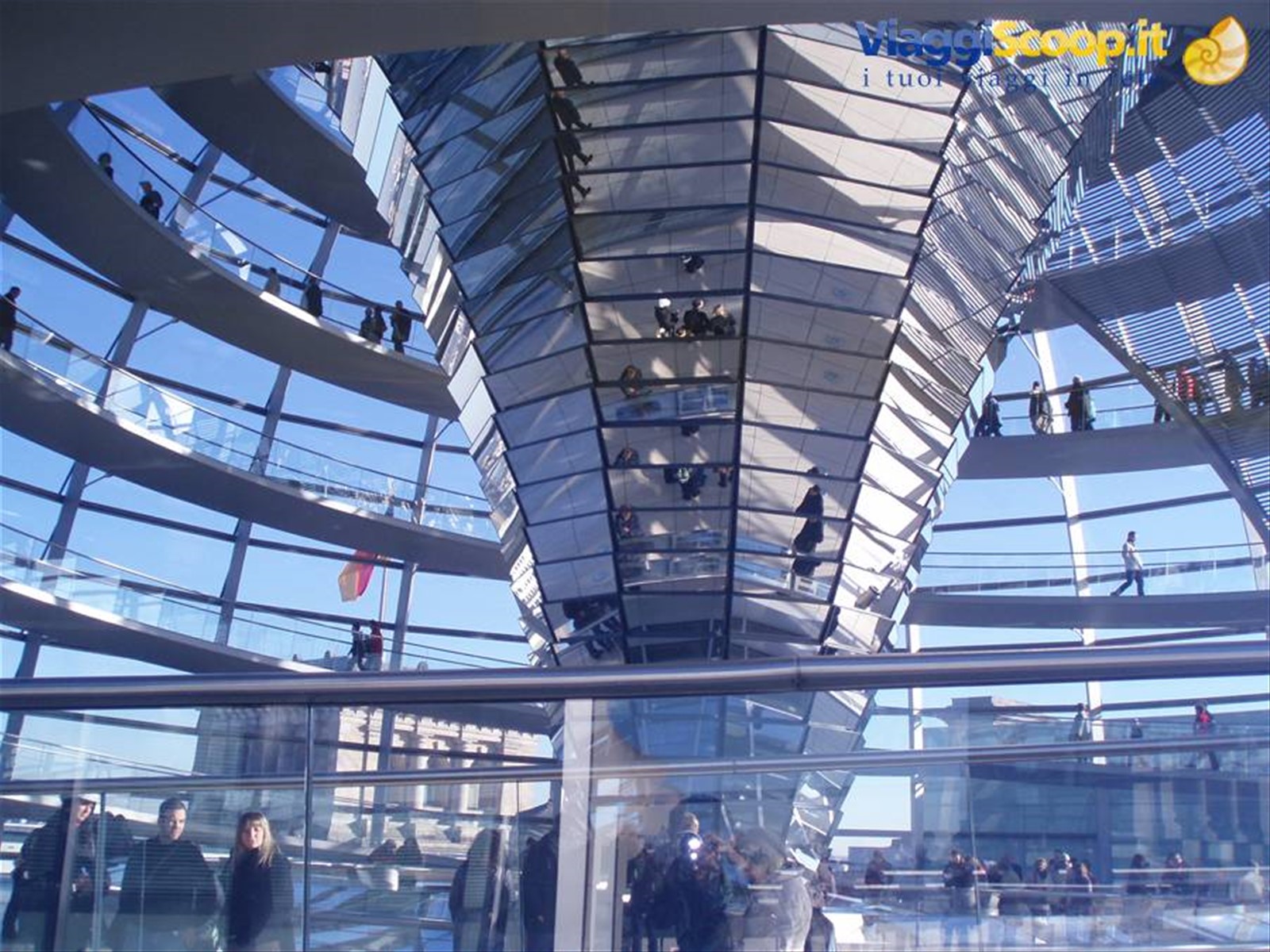 Reichtag la cupola di vetro