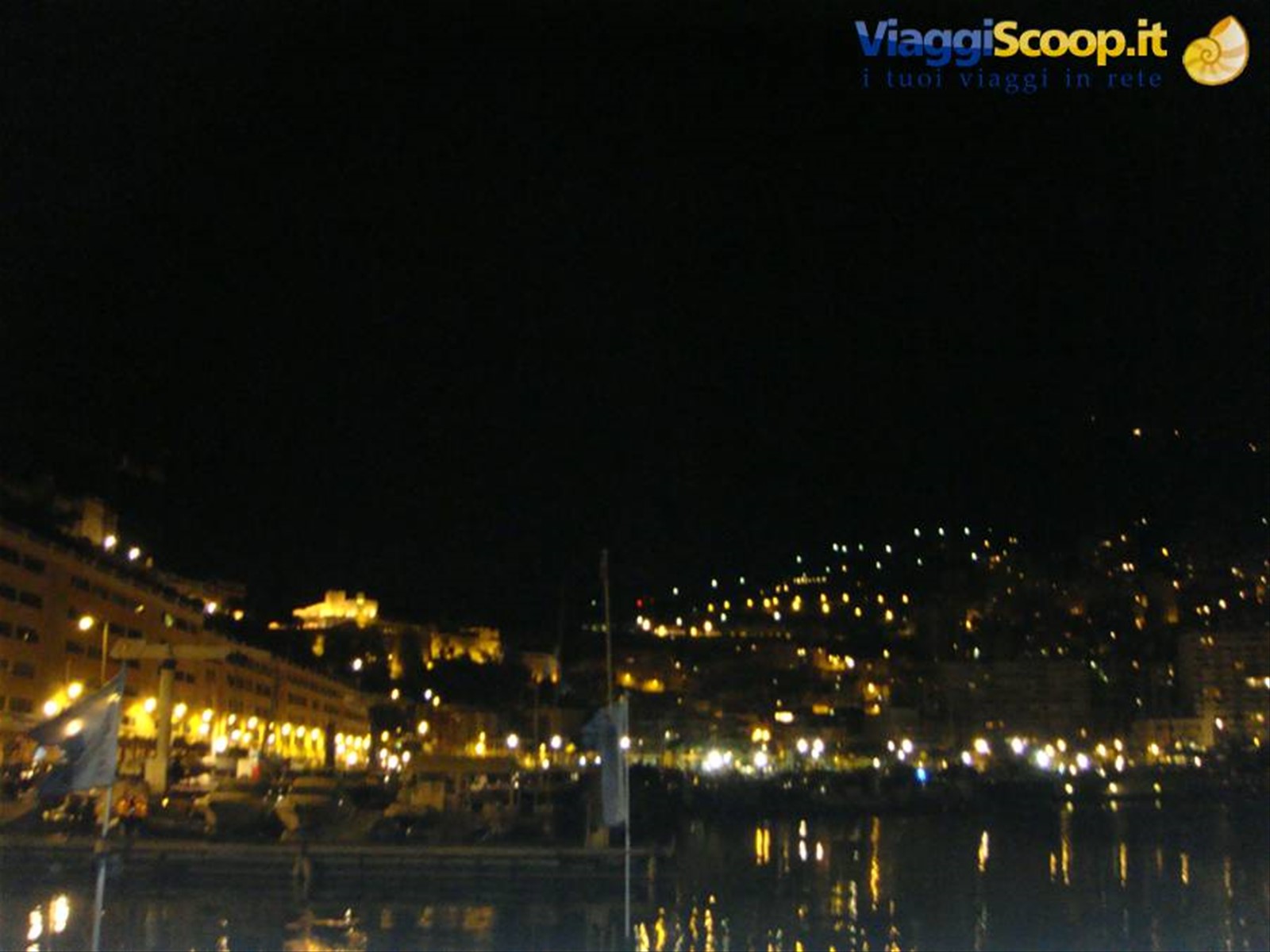 La baia di notte