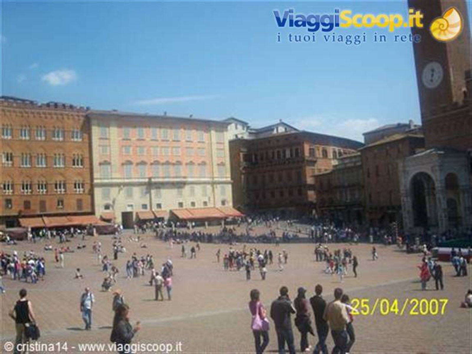 La bellissima Piazza Del Campo