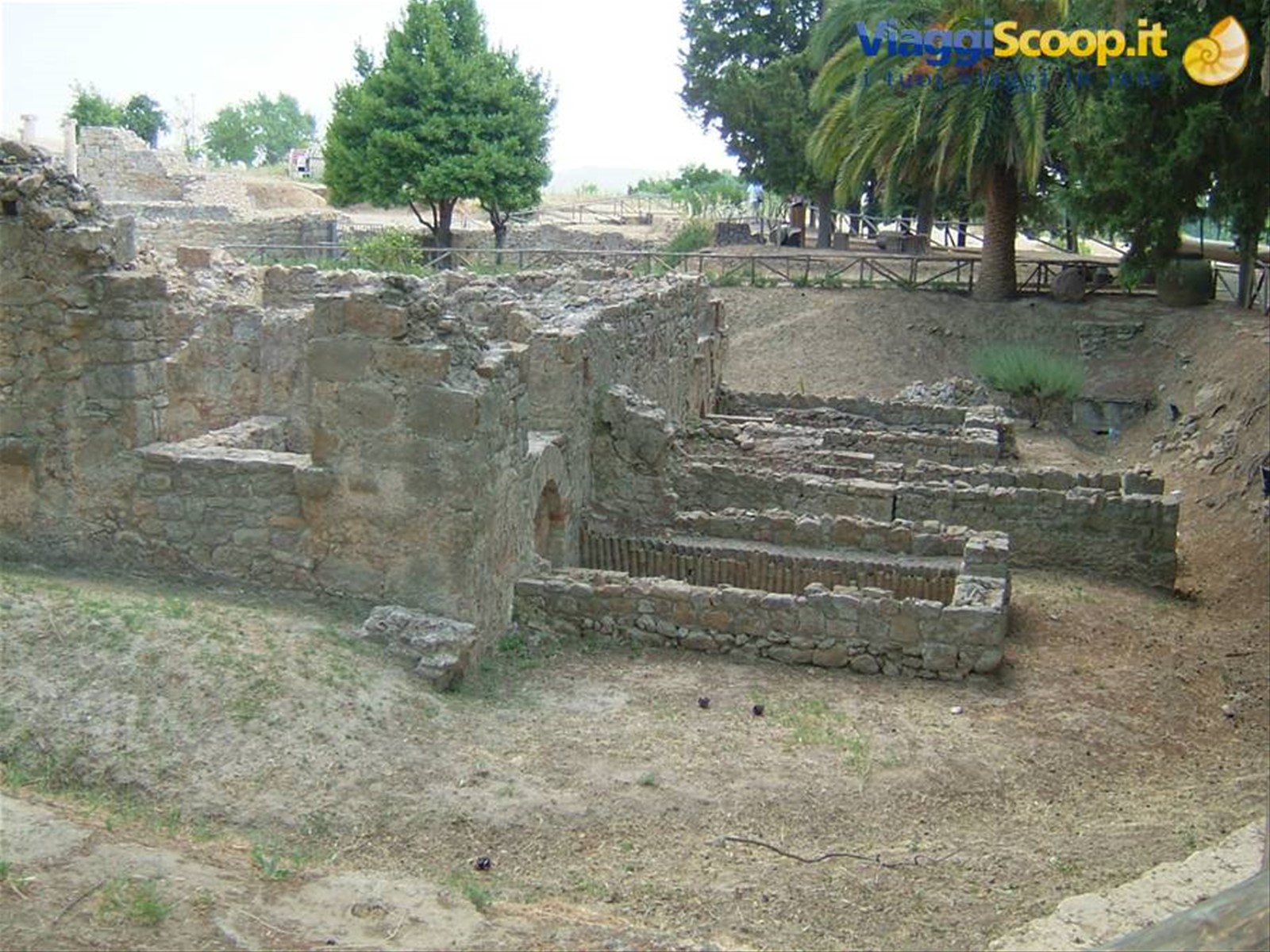 L'esterno della villa