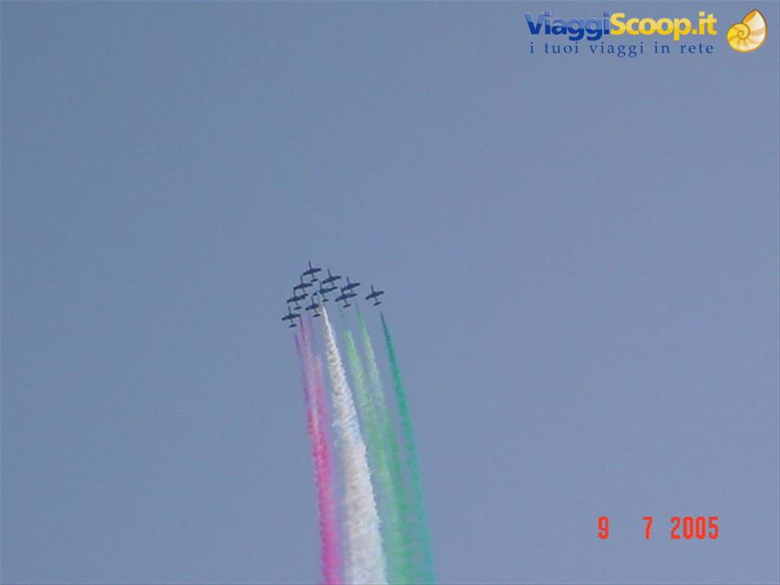 9 luglio 2005: frecce tricolori a Siracusa