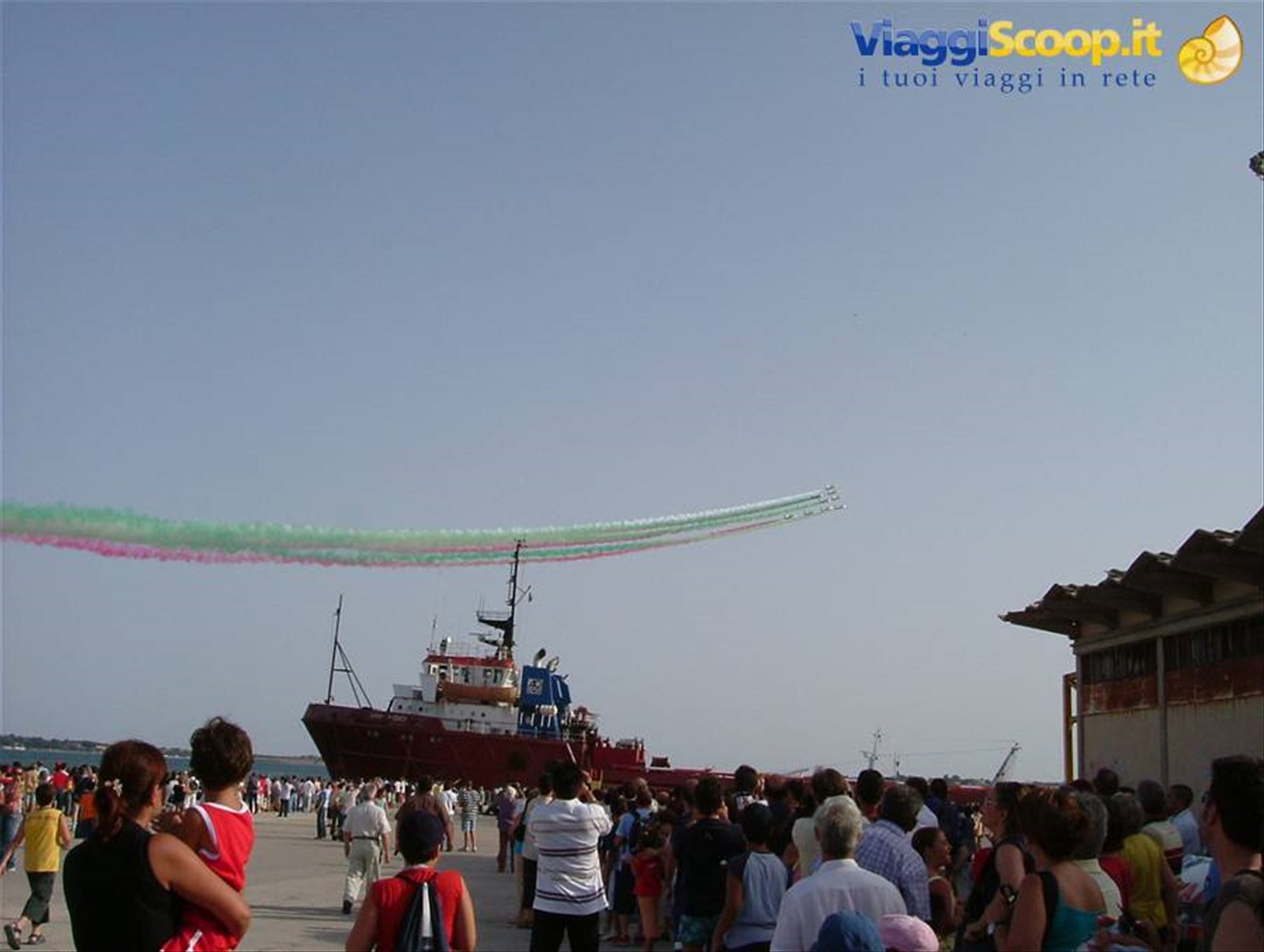9 luglio 2005: frecce tricolori a Siracusa
