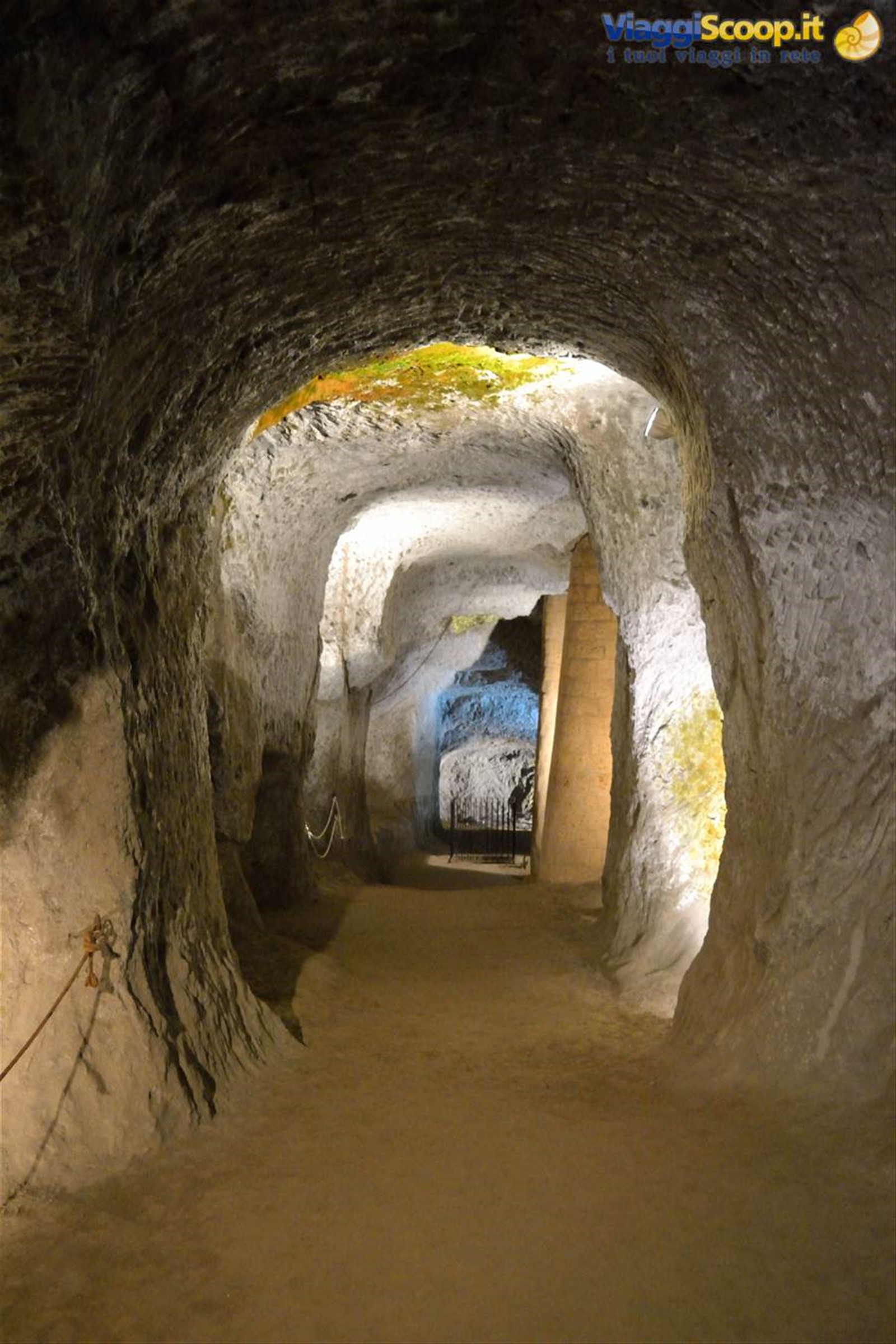 La città sotterranea, scavata nel tufo