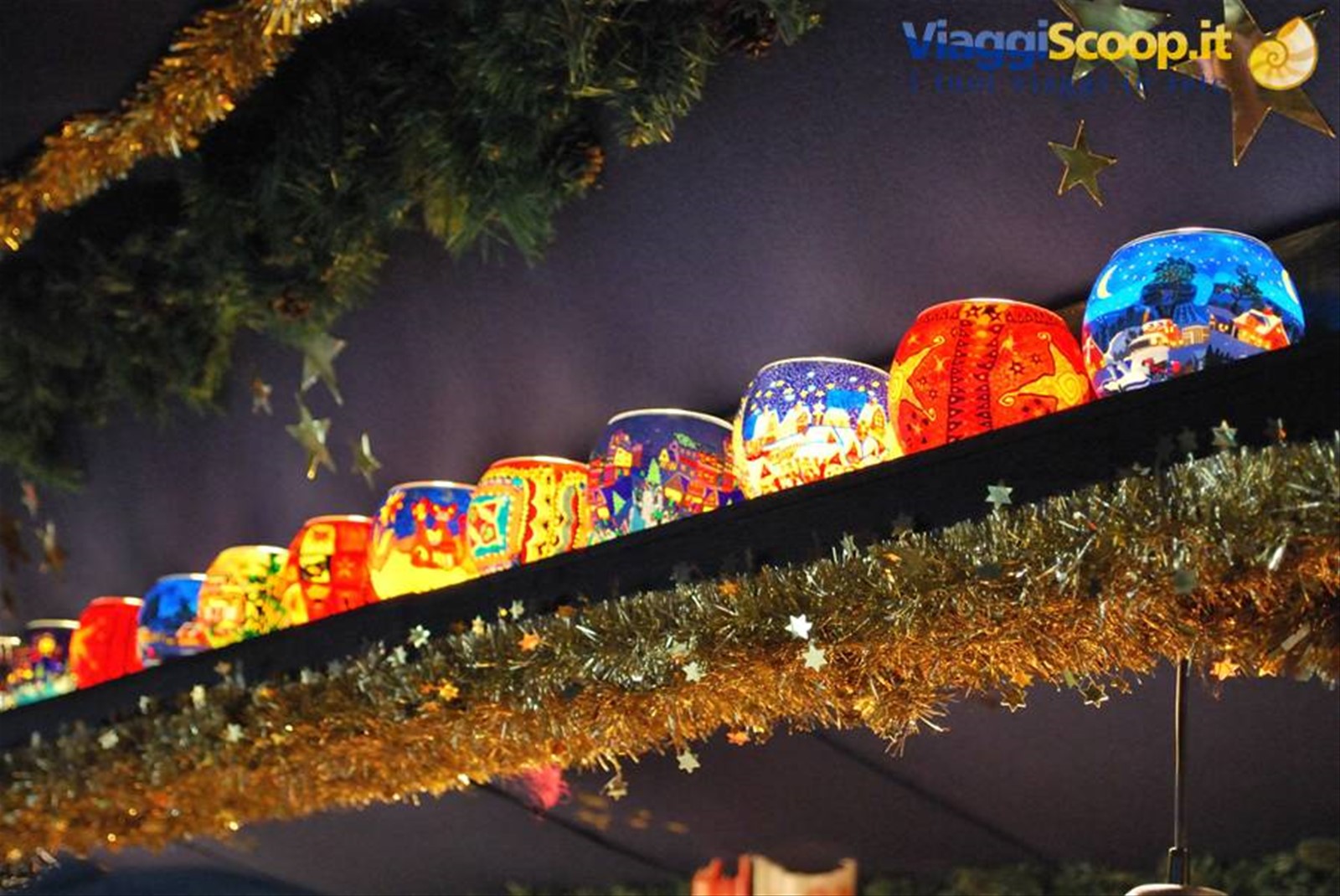 Candele ai mercatini di natale