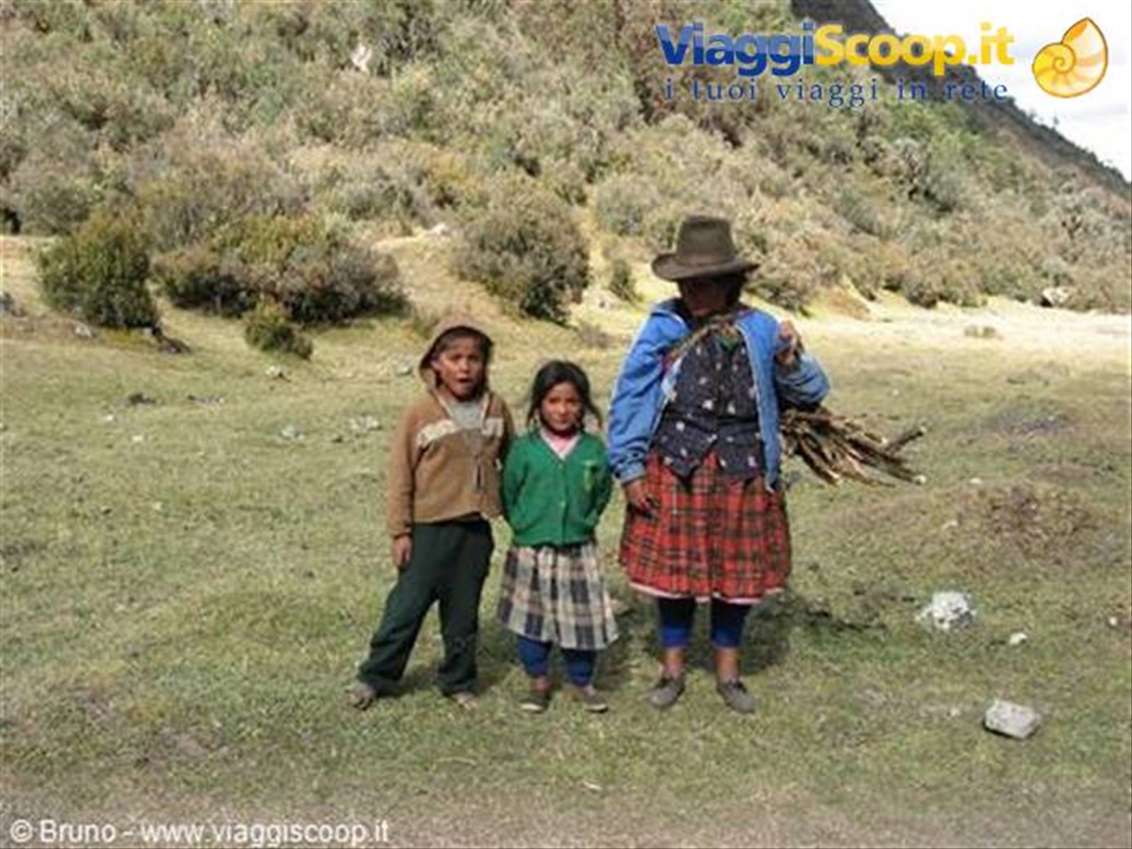 Trekking nella Cordillera Blanca - Popolazione locale nei pressi del terzo campo