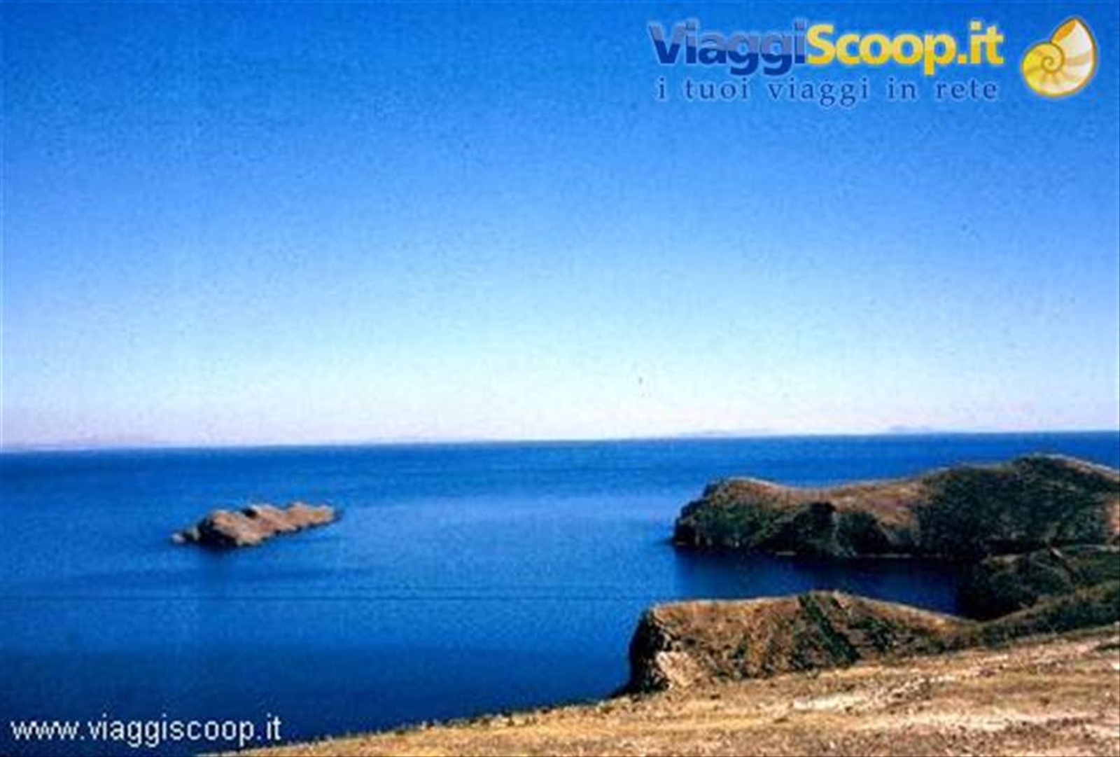 Il Lago Titicaca dall'Isola del Sole